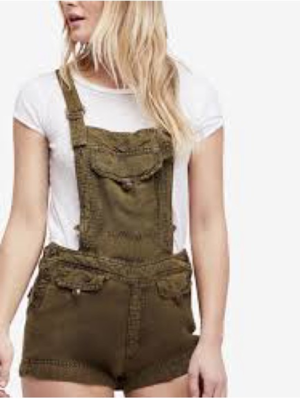 Free People Expedition Denim Shortalls